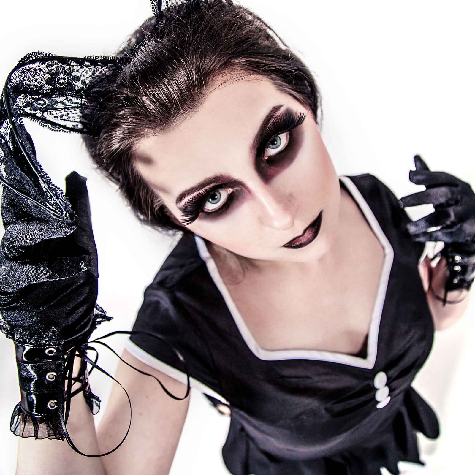 Zac's Alter Ego - Short satin Gants - Noir